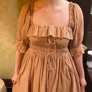 Doen Sol dress in toffee medium